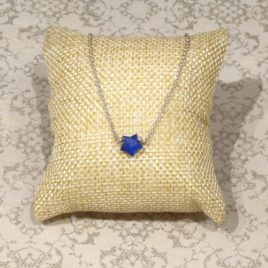 Collier argent 925 et lapis-lazuli