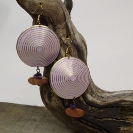 Boucles d’oreilles améthystes