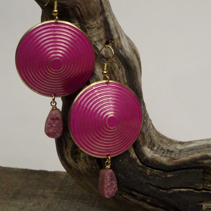 Boucle d'oreille or La Croix de Saint Pierre : Bijoux haute couture en ligne