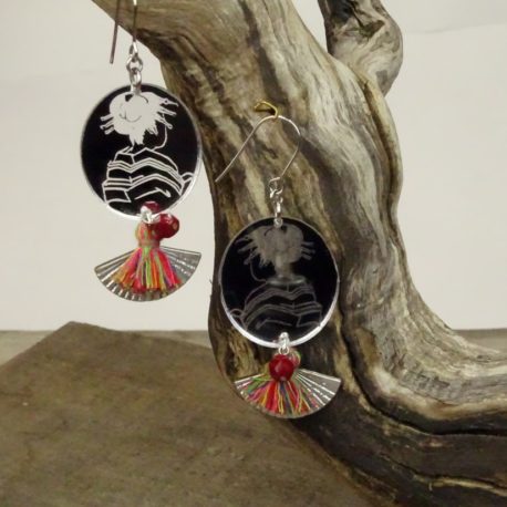 Boucles d’oreilles Geisha (4)