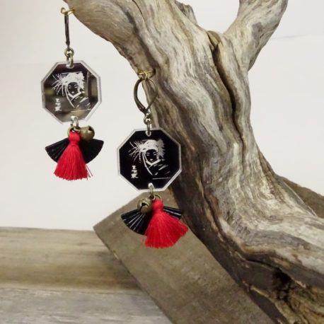 Boucles d’oreilles Geisha (7)