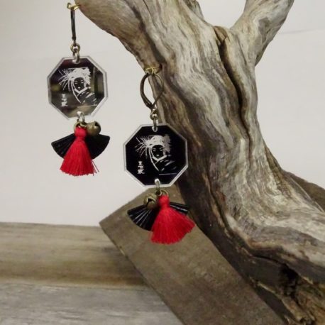 Boucles d’oreilles Geisha (8)