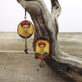 Boucles d’oreille Frida Khalo