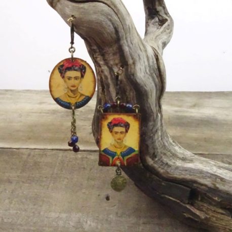 Boucles d’oreilles Frida Khalo