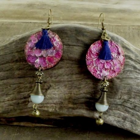 Boucles d’oreilles dentelle (2)