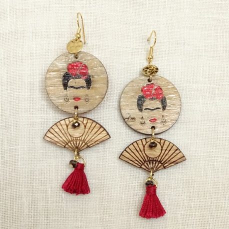 Boucles d’oreilles Frida Kahlo Lm bijoux