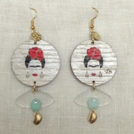 Boucles d’oreilles Frida Kahlo