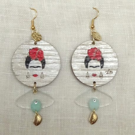 Boucles d’oreilles Frida Kahlo Lm bijoux (7)