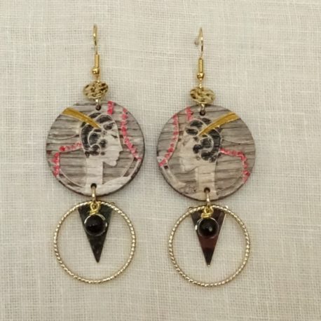 Boucles d’oreilles rétro Lm bijoux (3)