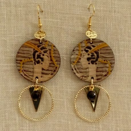 Boucles d’oreilles rétro Lm bijoux (6)