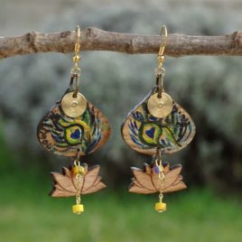 Boucles d’oreilles fleurs de lotus