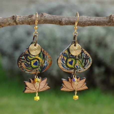 Boucles d’oreilles fleurs de lotus Lm bijoux