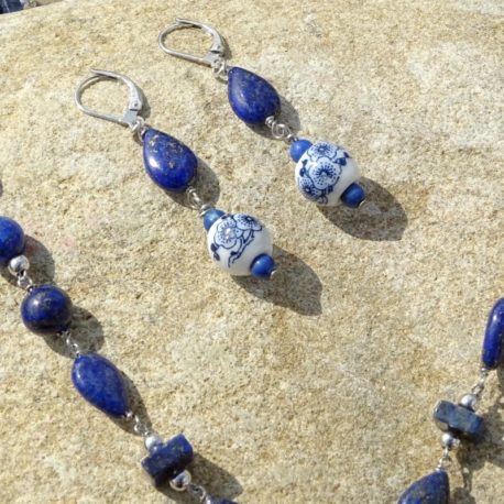 Boucles d’oreilles argent 925 lapis-lazuli (3)