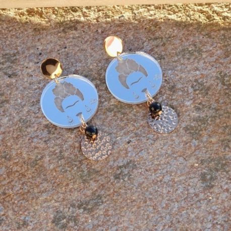 Boucles d’oreilles Frida Kahlo (3)