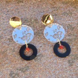 Boucles d’oreilles fleurs de cerisier