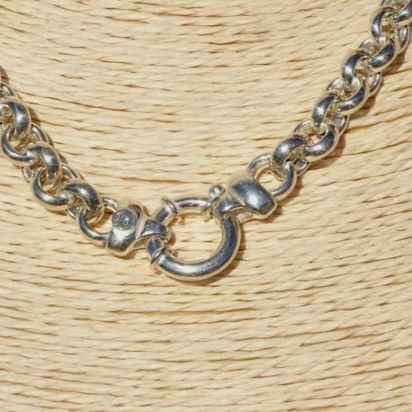 Collier argent 925 maille jaseron (3)